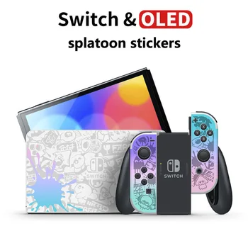 Re Ns Splatoon Splatoon3 Kufizuar Tastierë të Lëkurës Gjemb për Nintendo Kaloni OLED Gëzim-con, Kontrolluesi i të Akuzuarve të Kaluar Pajisje të Vendosur