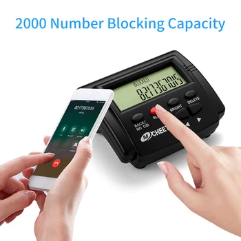 Thirrje Blocker për Telefonat Fiks Telefonike 2000 Telefonuesi ID Kuti Bllokimin Kontakt Një Numër të Bllokuar Pajisjen Telash Thirrje
