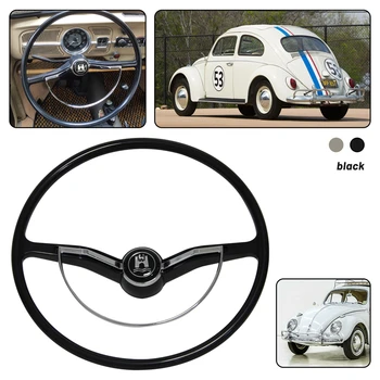 Timon me Chrome Unazë &Bri Butonin Përshtatet për Volkswagen Beetle 1962-1971