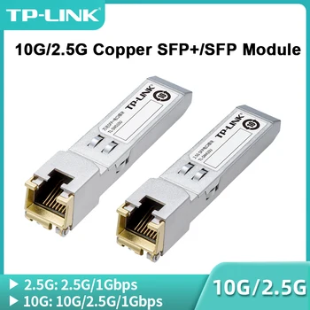 TP-Link 10G Bakrit SFP+ Modul 10GBase-Tx 2.5 G Fibra Optike RJ45 Ethernet Port 10Gbps Transceiver Modul Transmetimit TL-SM510U
