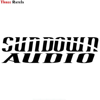 Tre Ratels TZ-1369# 10*37.3 cm Sundown Audio Makinë Ngjitëse Qesharake Gjemb Auto Decals