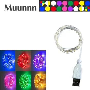 USB Tela Bakri Varg Dritat LED Kurorë Zanash Dritat në Natyrë i papërshkueshëm nga uji për Krishtlindje Dasmës Partisë zbukurimeve