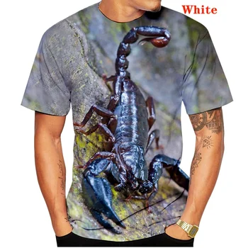 Verë 3d printimi T Shirt modës Njerëzve Mëngë të Shkurtra T-shirt Hip Hop Streetwear Qesharake Akrep të Shtypura Bluza