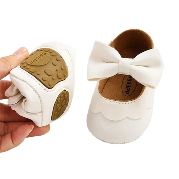 Verë Bowknot Butë Vetëm Këpucë Atlete Rastësor Këpucë Toddler Këpucët e Princeshës Këpucë Baby Girl Këpucë Newbron Sapatos zapatos