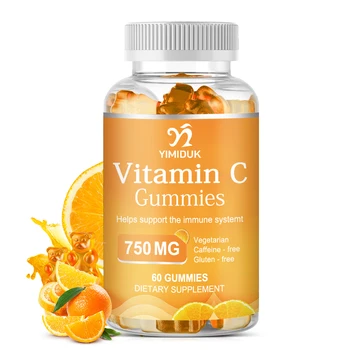 Vitamina C Gummies Të Ruajtur Elasticitetin E Lëkurës Të Parandaluar Poshtër Lehtësimin E Lodhjes Reduktuar Stresin Dhe Të Përmirësojnë Imunitetin