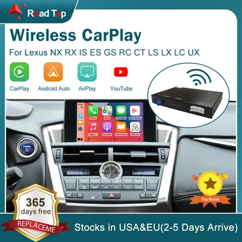Wireless CarPlay për Lexus NX RX ËSHTË ES GS RC CT LS LX LC UX 2014-2019, me Android Pasqyrë Lidhje AirPlay Makinë të Luajtur Funksionet