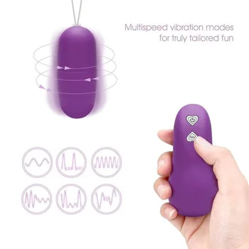 Wireless Telekomandë Vibrator Hedhur Vezë Plumb Multi-Shpejtësi Clitoral Massager Juguetes Par Lodrat e Seksit për Grua seksi makinë