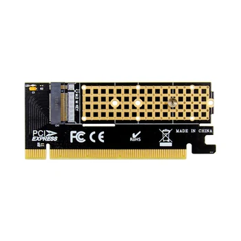 X16 M. 2 NVMe SSD për PCIE 3.0 X16 Përshtatës M Kyçe interface Card Support PCI Express 3.0 x4 2230-2280 Madhësia m.2 SHPEJTËSI TË PLOTË