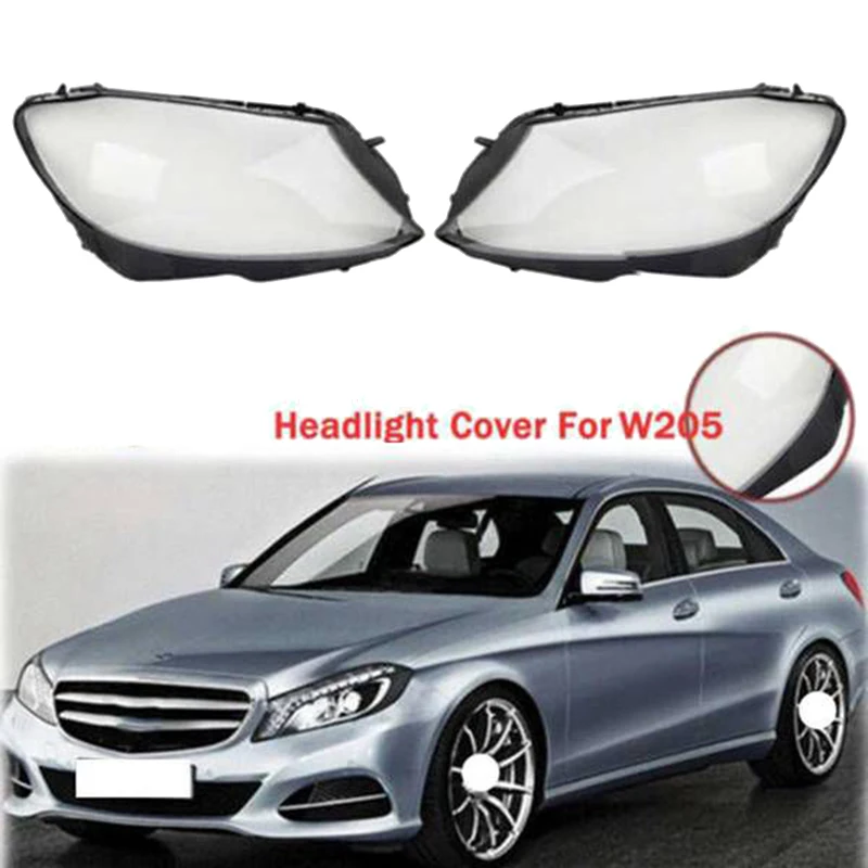 Para Headlight kokë të lehta llambë Lente të Mbuluar Shell Lampshade për Mercedes Benz W205 C180 C200 C260L C280 C300 2015-2017 . ' - ' . 0