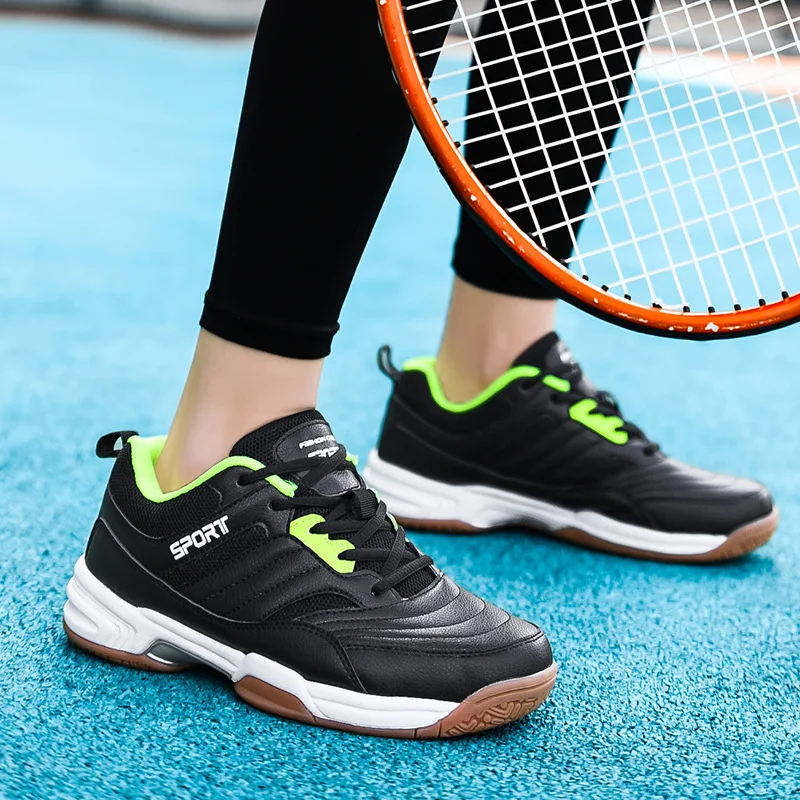 Burra të rinj e Lëkure Këpucë të Modës Tenis Tabela Tenis Këpucëve Trajnimin e Badmintonit të Këpucëve të përmasave 38-46 Natyrë Atlete Drejtimin këpucë . ' - ' . 3