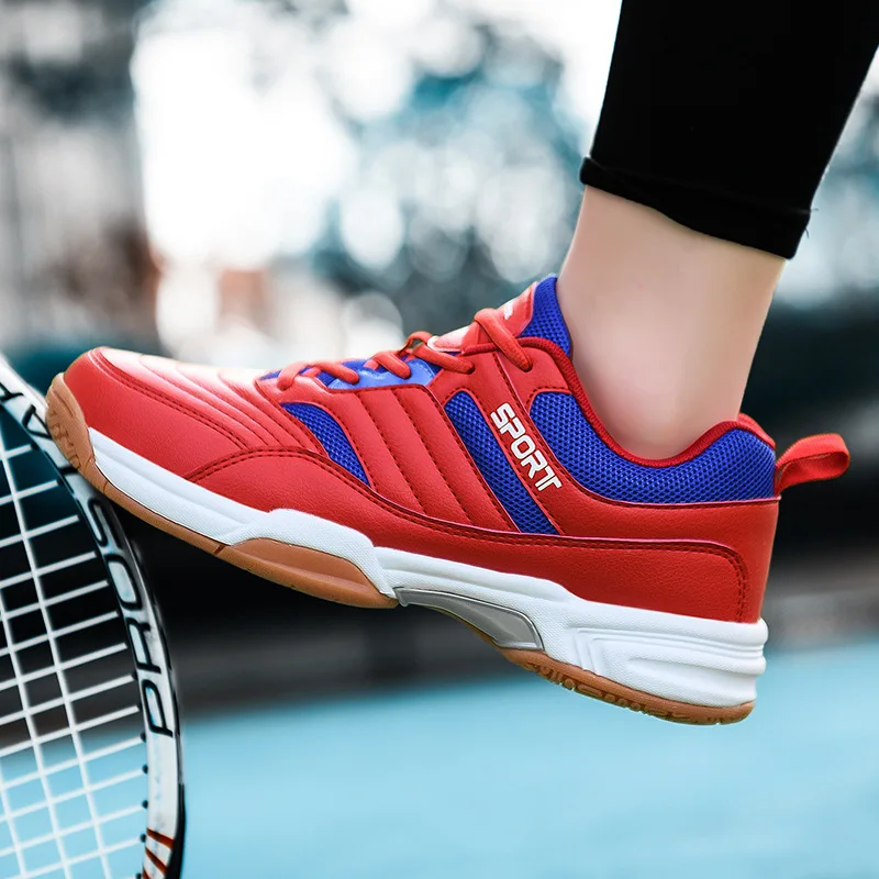 Burra të rinj e Lëkure Këpucë të Modës Tenis Tabela Tenis Këpucëve Trajnimin e Badmintonit të Këpucëve të përmasave 38-46 Natyrë Atlete Drejtimin këpucë . ' - ' . 4