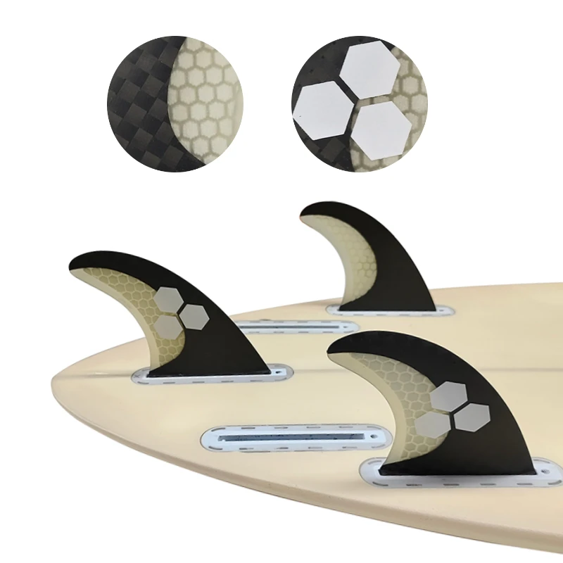 M/L Shfletoj Fins Fibra të Karbonit Surfboard Fins UPSURF ARDHMEN FINS g5/g7 Tri Fins Për Surfing Thruster Lartë Perfermance Core Quilha . ' - ' . 5