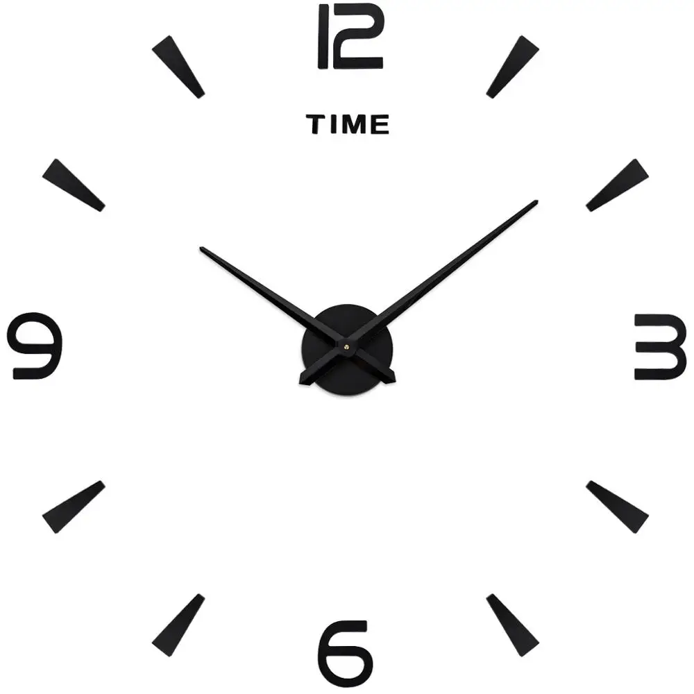 Re Mur Ora Kuarc Watch reloj de përgatitur Dizajn Modern të Mëdha Dekorative Orë Evropës Akrilik Stickers Dhomë të Gjallë klok . ' - ' . 5