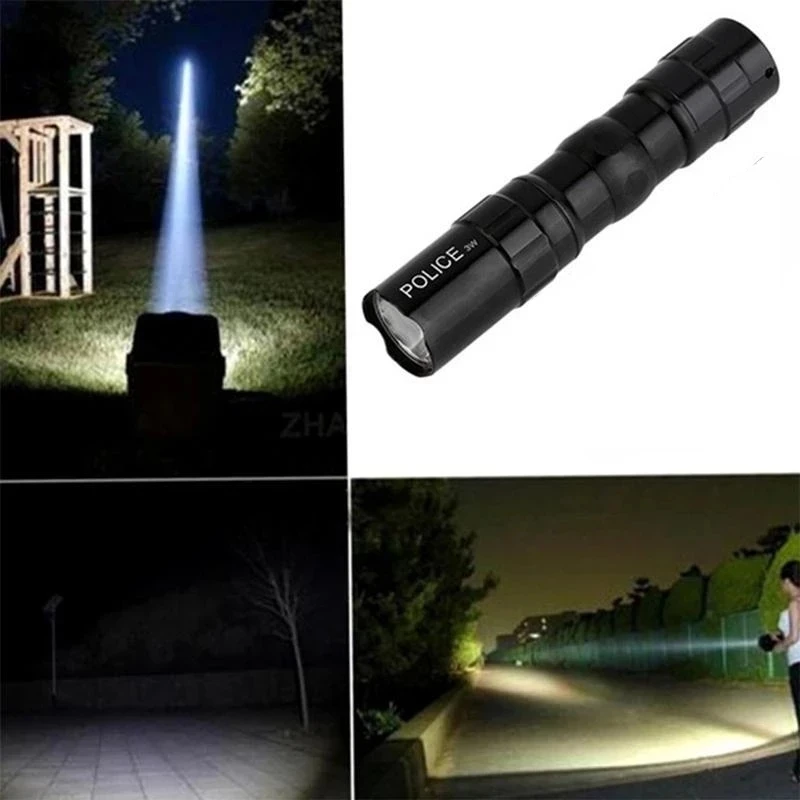Mini Portativ LED elektrik Dore Ultra të Ndritshme të Lartë Lumens Handheld Stilolaps Dritë përdor bateri AA Pishtar Për Natyrë Kampe Emergjence . ' - ' . 5