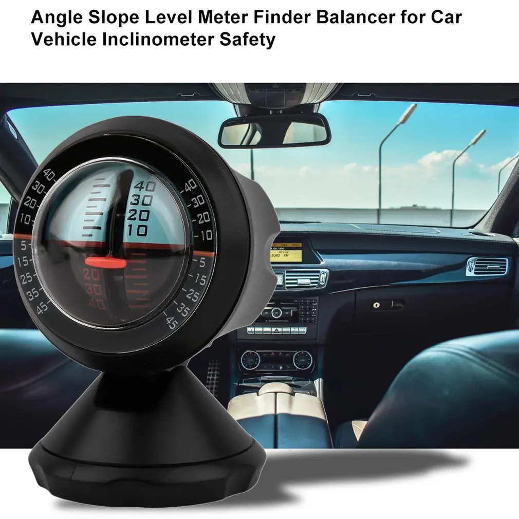 Portative Kënd Shpat Nivel Metër Finder Balancer Makinë Automjeteve Inclinometer Engjëll Nivel Finder Mjet Për Udhëtarët E Makinës . ' - ' . 4