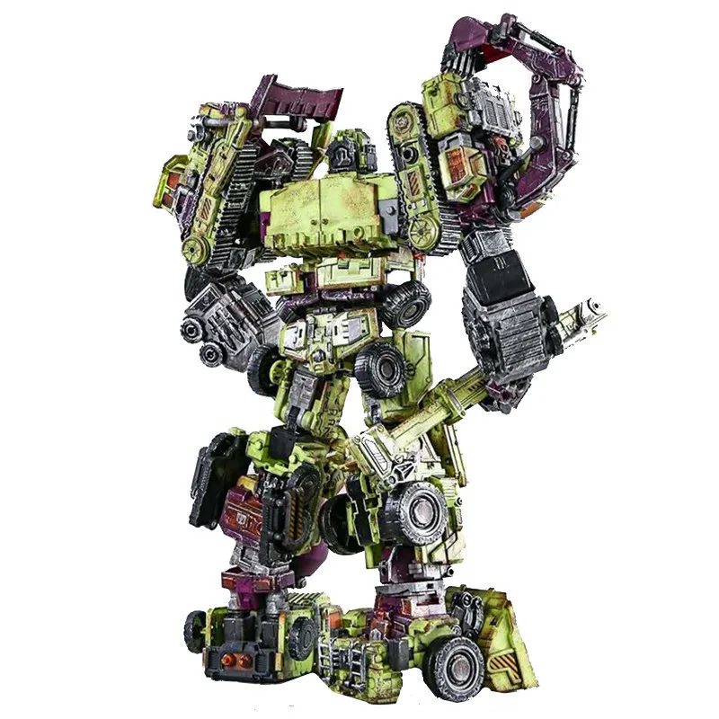 JINBAO NBK 6 NË 1 Repaint Devastator Transformimin Lodra Boy Robot Makinë KO G1 Inxhinieri Kamionë Model Anime Veprimit Figura Fëmijë . ' - ' . 1