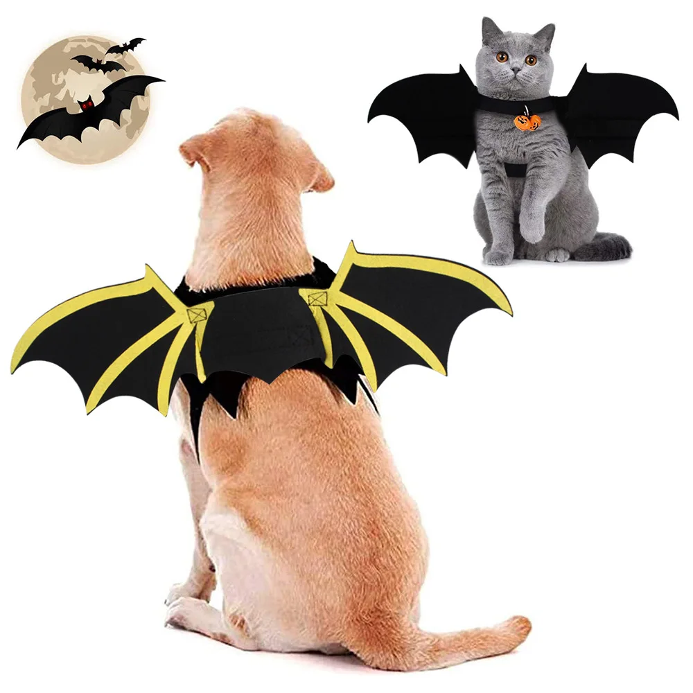 Pet Rrobat E Halloween Krijuese Mace, Qen, Bat Krahët E Transformimit Veshje Cat Pajisje Pet Pet Artikuj Cat Pajisje Pet . ' - ' . 2
