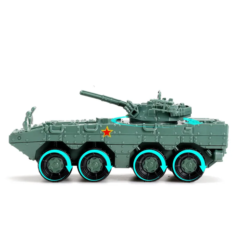4D 1/144 Tank të Këmbësorisë Luftimin e Automjeteve Raketa Hedhës Përfunduar Model 4pcs/set Miniaturë Ushtarake Armë të Modelit Pistoletë . ' - ' . 2