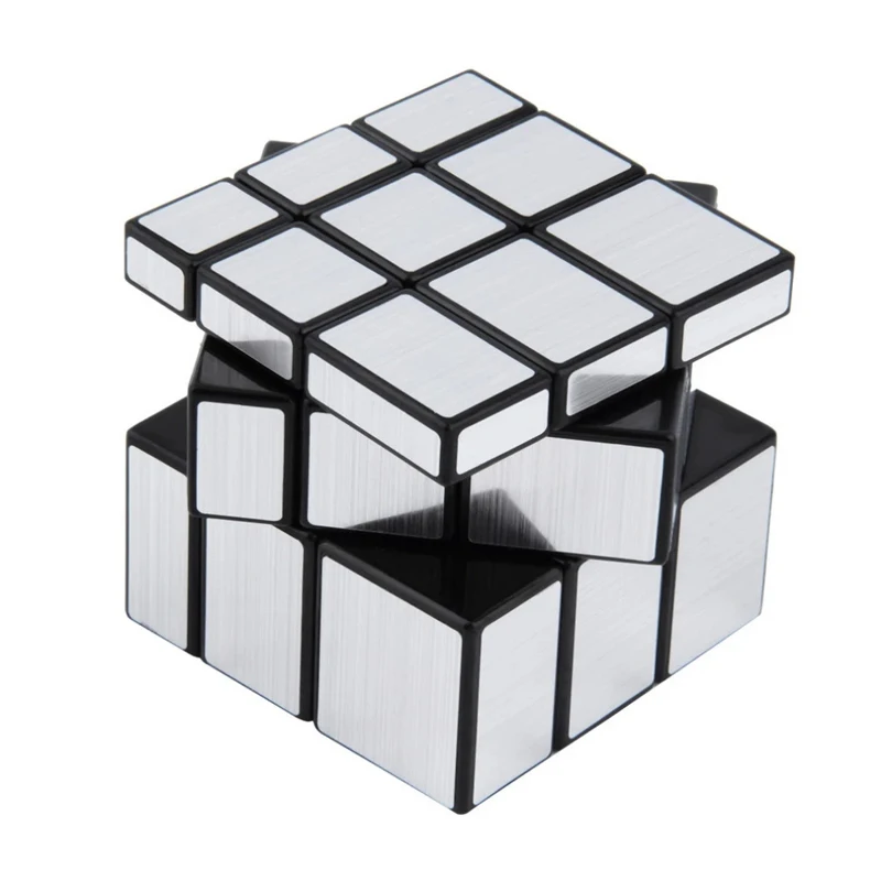 Moyu Magic Mirror Cube 3x3x3 Ari Argjendi Profesionale Kube Shpejtësi të Puzzles Speedcube Lodra Edukative për Fëmijët e të Rriturit Dhurata . ' - ' . 2