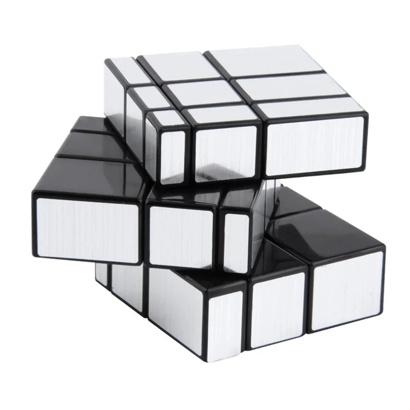 Moyu Magic Mirror Cube 3x3x3 Ari Argjendi Profesionale Kube Shpejtësi të Puzzles Speedcube Lodra Edukative për Fëmijët e të Rriturit Dhurata . ' - ' . 3