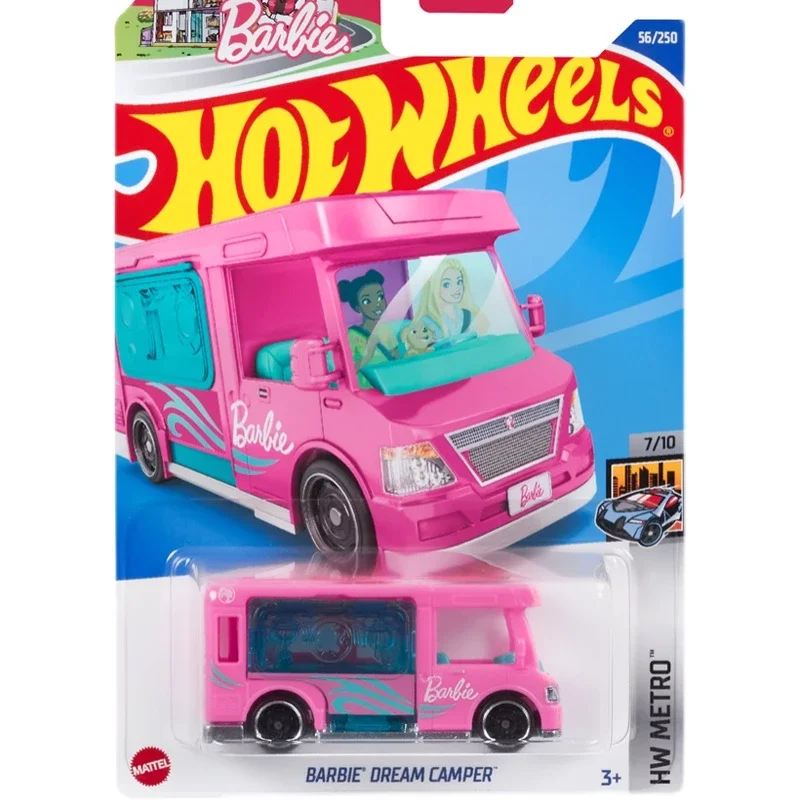 Hot Wheels Barbies Shtesë Tooned Car Barbie Ëndërr Camper Barbie 60th Makinë Cartoon Vdes Hedhur Lodër Aliazh Makinë Model Lodër Për Fëmijët Dhurata . ' - ' . 2