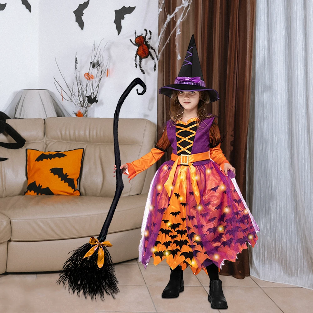 Cosplay Fotografisë Props Dekor Në Shtëpi Magjistare Fshesë Misterioze Artizanale Fëmijët E Të Rriturit Dekoratë Halloween Shirita Me Ngjyrë Të Partisë Kostum . ' - ' . 3