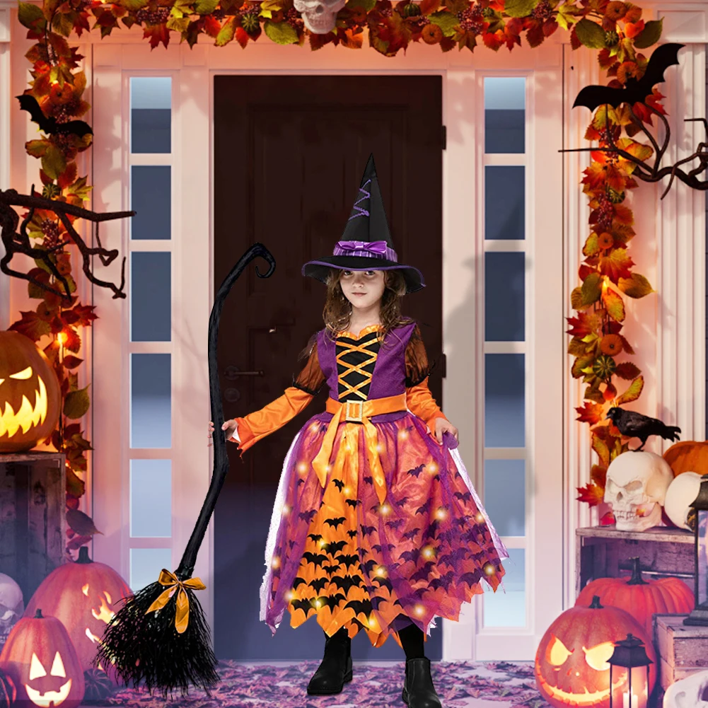 Cosplay Fotografisë Props Dekor Në Shtëpi Magjistare Fshesë Misterioze Artizanale Fëmijët E Të Rriturit Dekoratë Halloween Shirita Me Ngjyrë Të Partisë Kostum . ' - ' . 5