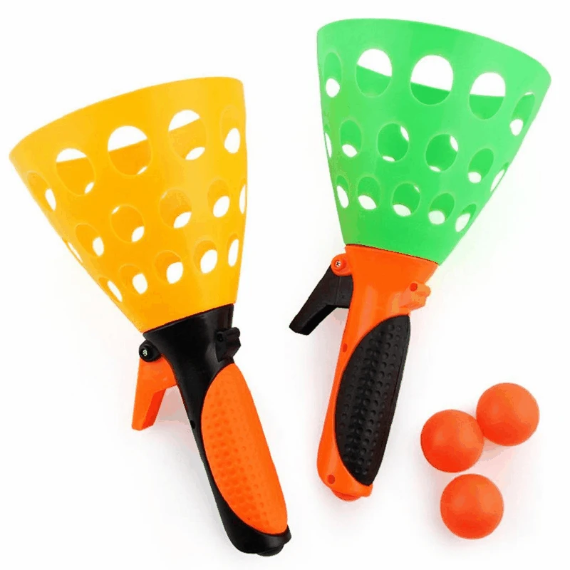 1Pairs Dyfishtë Prapanicë Ping Pong Topin në Natyrë Sportive Lojë Lodër Nisur të Hedhin Kapur Topin Grup Prind-Fëmijë Lodra Interaktive . ' - ' . 0