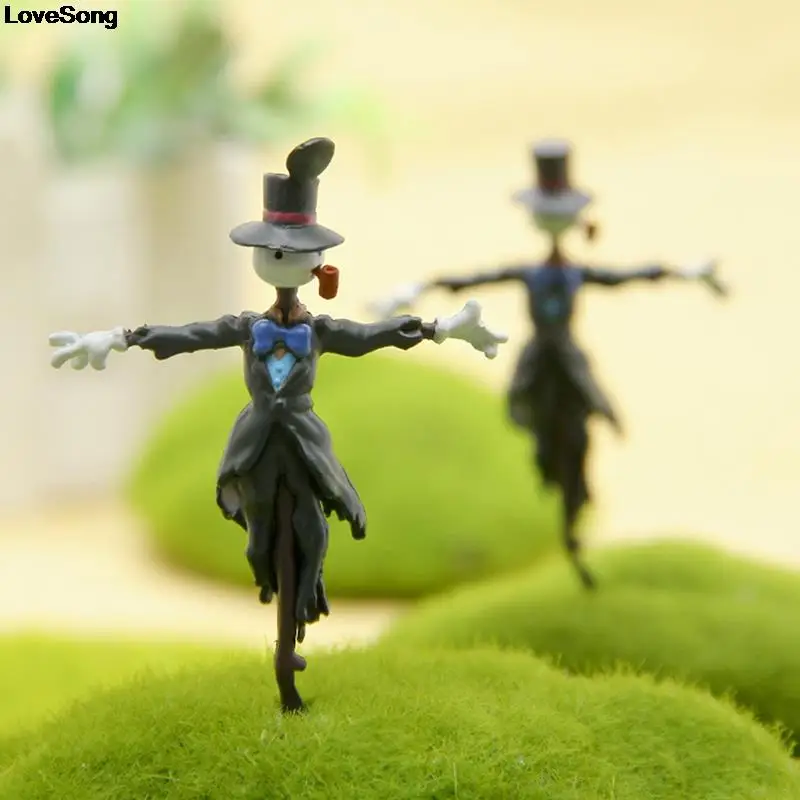 1PC Ghibli Anime Vajtoni Lëviz Kështjellën e Veprimit Figura PVC Scarecrow Model Lodra Stolitë Kopsht Moss Miniaturat Dekor Pajisje . ' - ' . 1