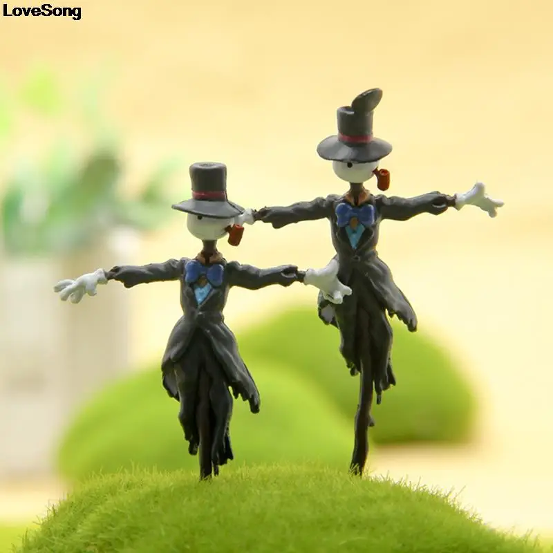 1PC Ghibli Anime Vajtoni Lëviz Kështjellën e Veprimit Figura PVC Scarecrow Model Lodra Stolitë Kopsht Moss Miniaturat Dekor Pajisje . ' - ' . 2