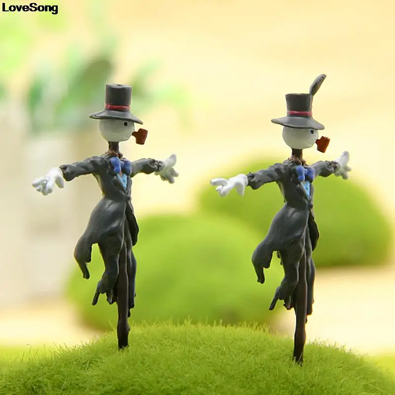 1PC Ghibli Anime Vajtoni Lëviz Kështjellën e Veprimit Figura PVC Scarecrow Model Lodra Stolitë Kopsht Moss Miniaturat Dekor Pajisje . ' - ' . 4