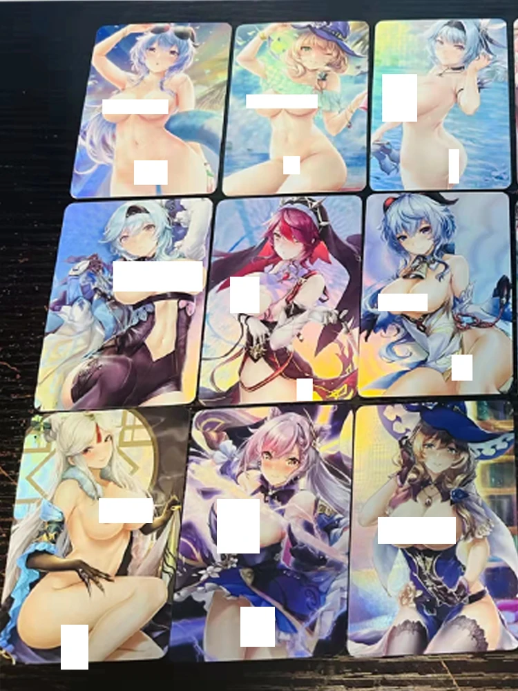 18 anime bukurinë e kartave të zezë mëndafshi, seksuale perëndeshë lodra, lojë me letra, dhuratat e Krishtlindjeve . ' - ' . 5