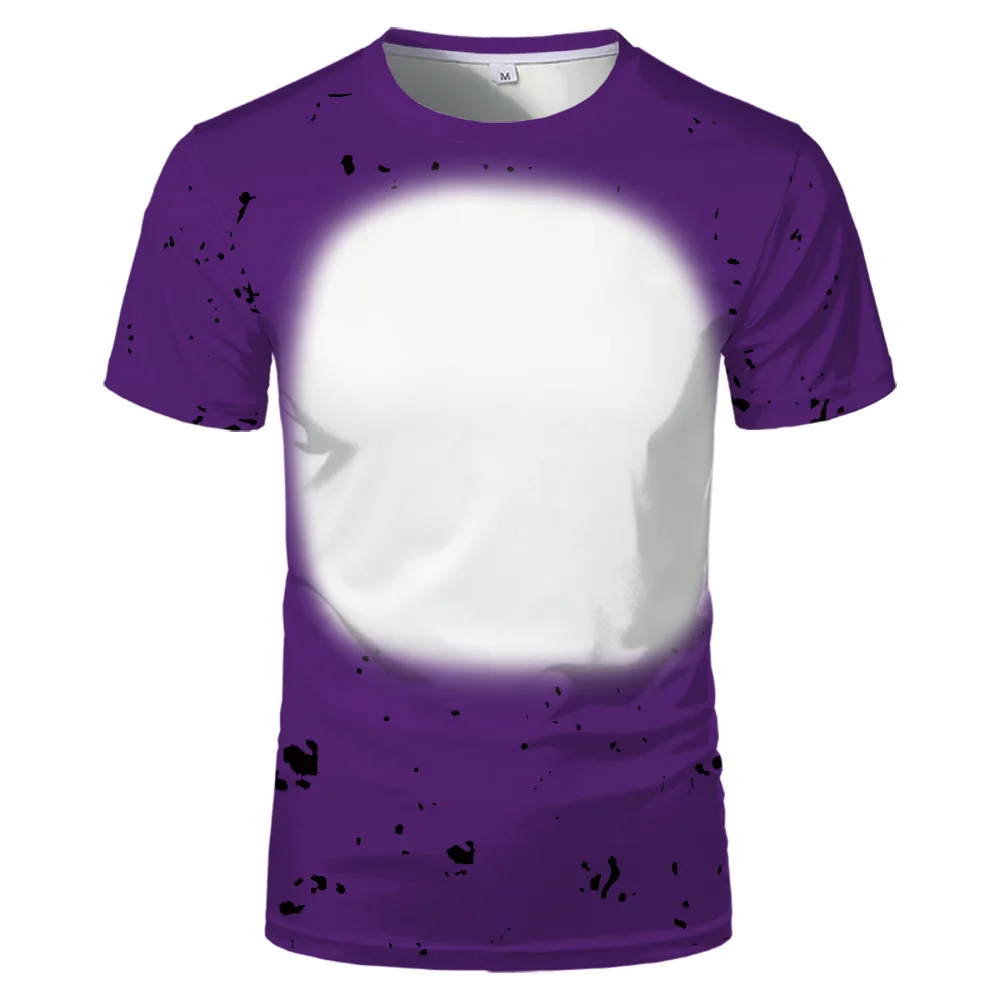 Lartësim Bosh Poliestër T-shirt të Rritur Fëmijët e Verës Rastësor Mëngë të Shkurtra Raundin Qafën Krye Tees Veshje për DIY të Personalizuar . ' - ' . 1
