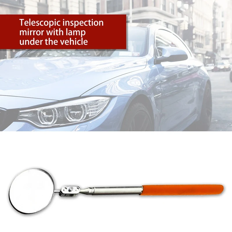 Aroused Makinë Inspektimit Pasqyrë të Rregullueshme Fleksibël Nën automjeteve të Vëzhgimit Pasqyrë me Dritë LED Auto Endoscope Kontrolloni Mjet . ' - ' . 1