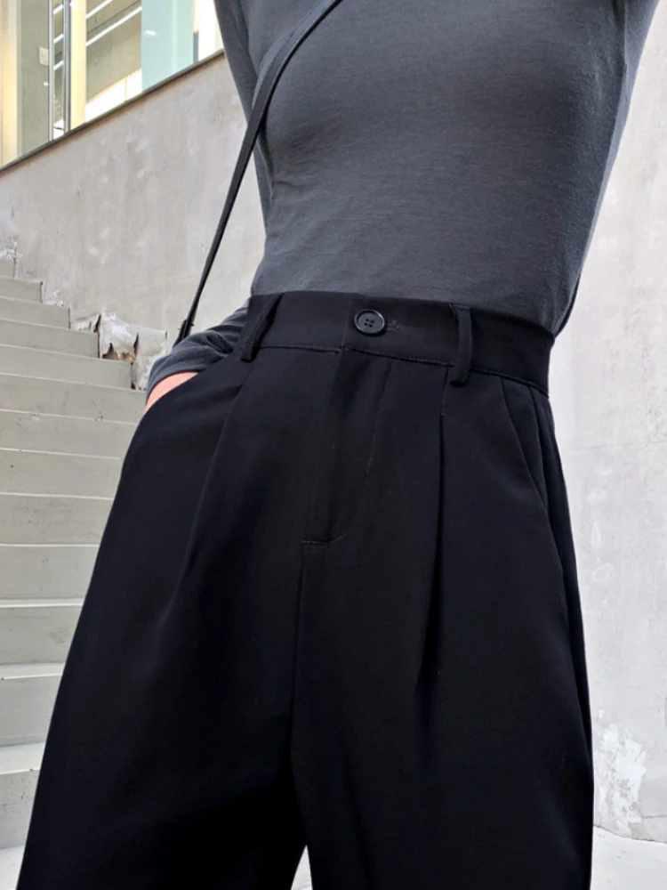 NIJIUDING Gratë Kostum Pantallona të Pranverës Zyra Zonja Pantallona të Gjata në vitin 2020 të Reja në Vjeshtë të Ngurta të Lirshme të Lartë Bel rrahje zemre Vestodo Femra Pantallona . ' - ' . 5