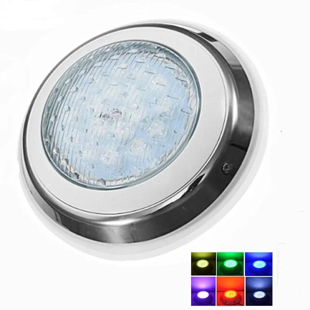 RGB LED Pishinë Dritë 30W 36W 45W 54W IP68 i papërshkueshëm nga uji AC/DC12V Natyrë RGB Nënujore Dritë Pellg të UDHËHEQUR Piscina Luz qendër të vëmendjes . ' - ' . 0