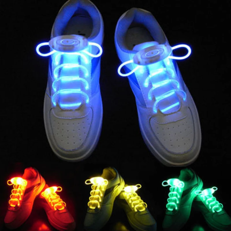 LED Sport këpucet e tyre Flash Dritë Deri Shkëlqim Rrinë Rripin e Shoelaces Partisë Klubit Ardhja e Re për Promovimin lidhëse këpucësh buckle yeezy . ' - ' . 0