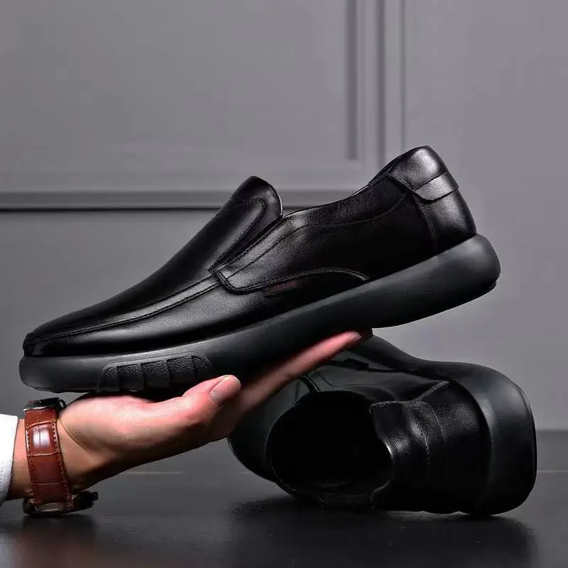 2023 për Meshkuj Rastësor Këpucë të Reja Gome e Butë të Ngurta Ngjyra Pu Lëkure Këpucë Njeri i Rastësishëm Lëkure të Rrethit të Kokës Shqip-Në Këpucëve . ' - ' . 1