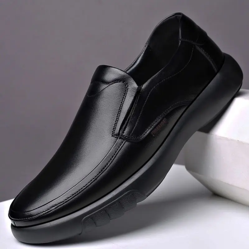 2023 për Meshkuj Rastësor Këpucë të Reja Gome e Butë të Ngurta Ngjyra Pu Lëkure Këpucë Njeri i Rastësishëm Lëkure të Rrethit të Kokës Shqip-Në Këpucëve . ' - ' . 4