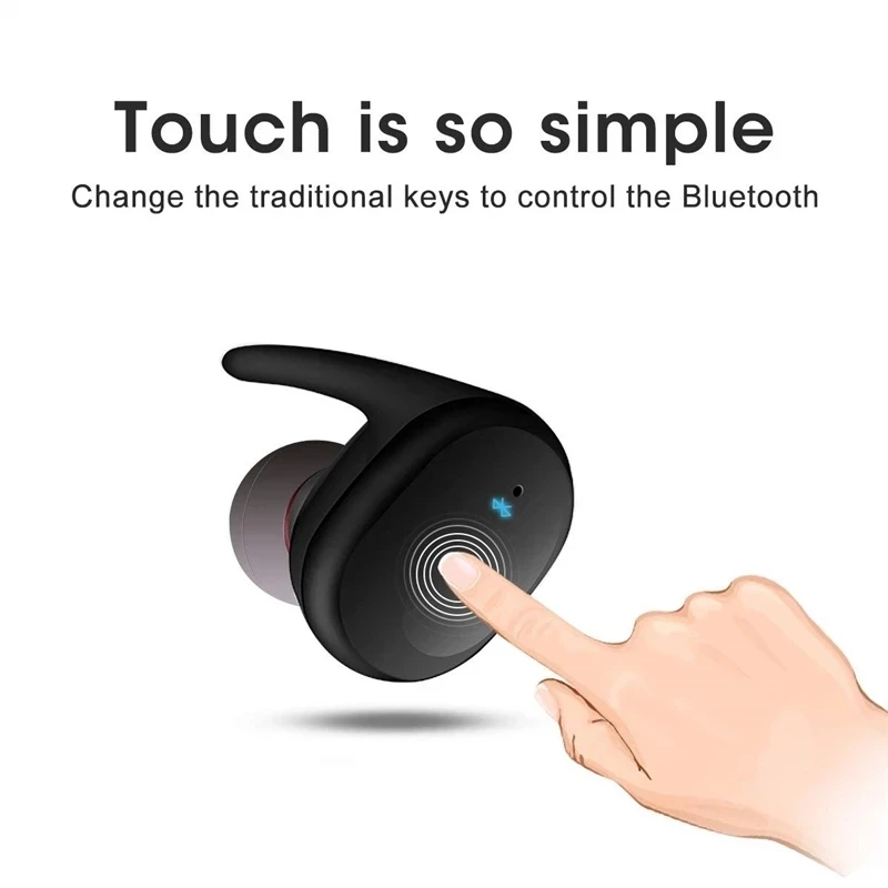 Y30 pa Tel bluetooth headset 5.2 Earphone Reduktimin e Zhurmës Sportive Earbuds Për Muzikën e Kufjeve Bluetooth-compatible të Gjitha Smartphone . ' - ' . 3