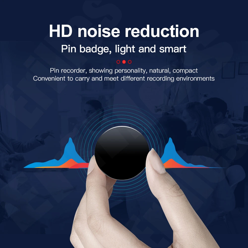 Mini Distinktiv Sound Recorder Ndërtuar-në HD Espia Mic Dixhitale Kasetë Gadgets Regjistruesi i Vogël i Regjistruesit të Zërit për Fëmijët Në Kopësht . ' - ' . 1