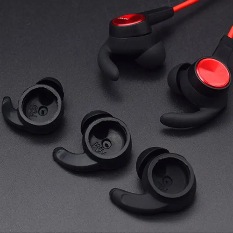 3 Çifte Earbuds të Mbuluar Në Vesh Këshilla të Buta Silikoni Lëkura e Veshit Receptorin Goditje Buds Zëvendësim për Huawei Nder AM61 Sportive Bluetooth . ' - ' . 1