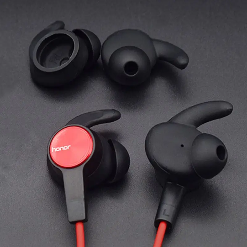 3 Çifte Earbuds të Mbuluar Në Vesh Këshilla të Buta Silikoni Lëkura e Veshit Receptorin Goditje Buds Zëvendësim për Huawei Nder AM61 Sportive Bluetooth . ' - ' . 5
