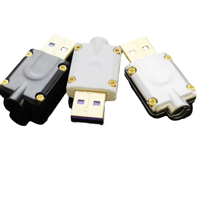 USB Mashkull Strehimit të Gjitha Metalike Me lyera me Ar Vida të Përshtatshme Për të Dhënash Dhe të Shpejtë Ngarkimit Kabllo . ' - ' . 2