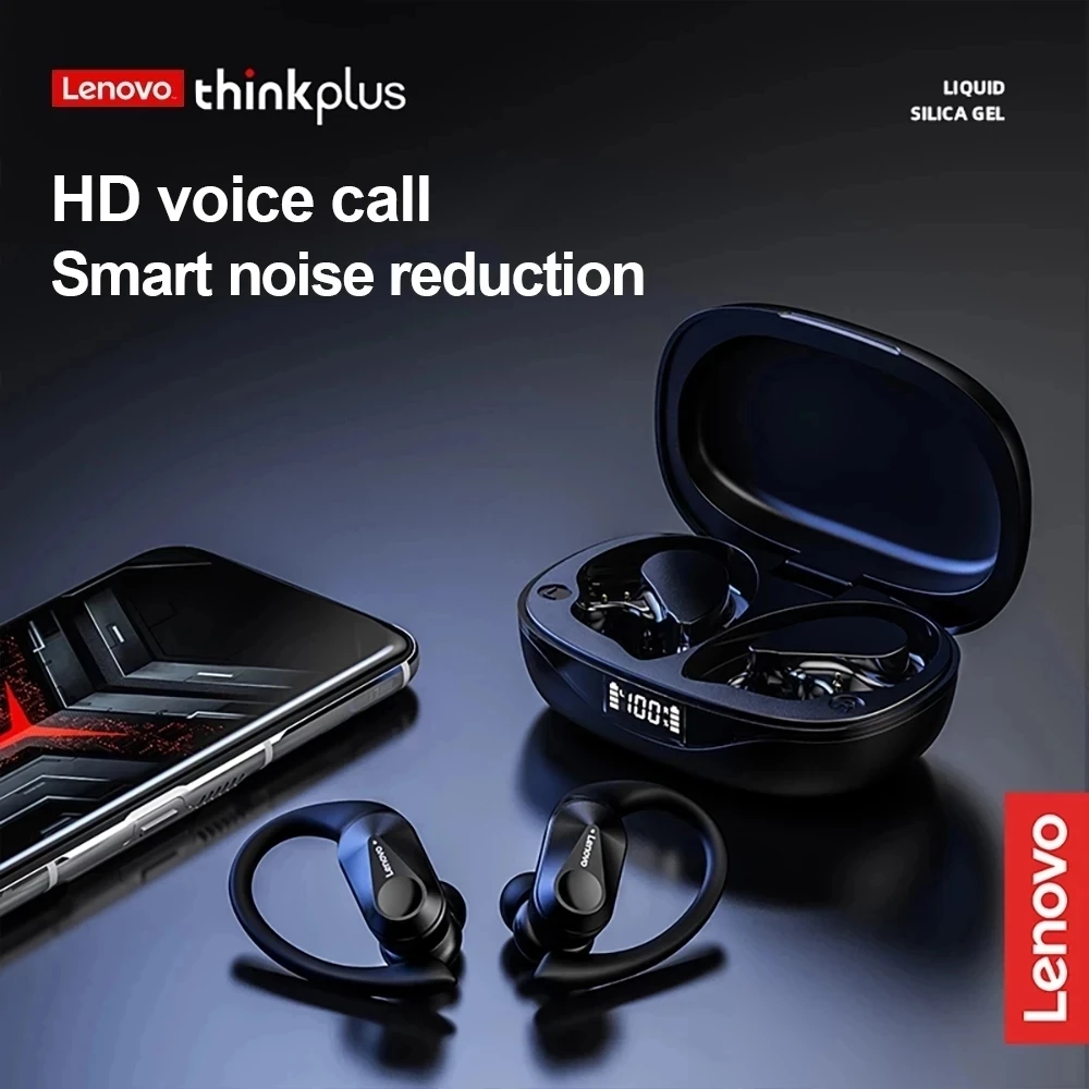 Origjinal Lenovo Thinkplus LP75 Earphone Bluetooth 5.3 Kufje pa Tel Digital Display HiFi Stereo Zhurmë Uljen e Earbuds . ' - ' . 4
