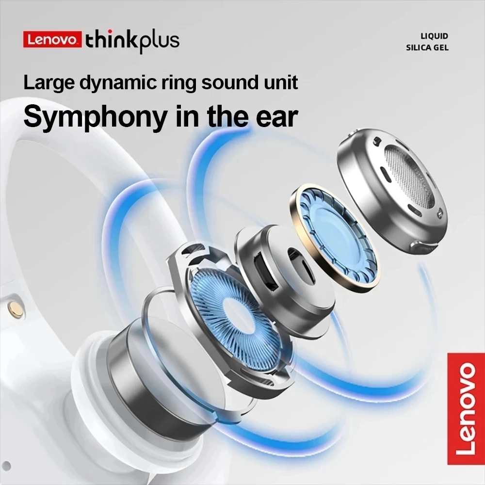 Origjinal Lenovo Thinkplus LP75 Earphone Bluetooth 5.3 Kufje pa Tel Digital Display HiFi Stereo Zhurmë Uljen e Earbuds . ' - ' . 5