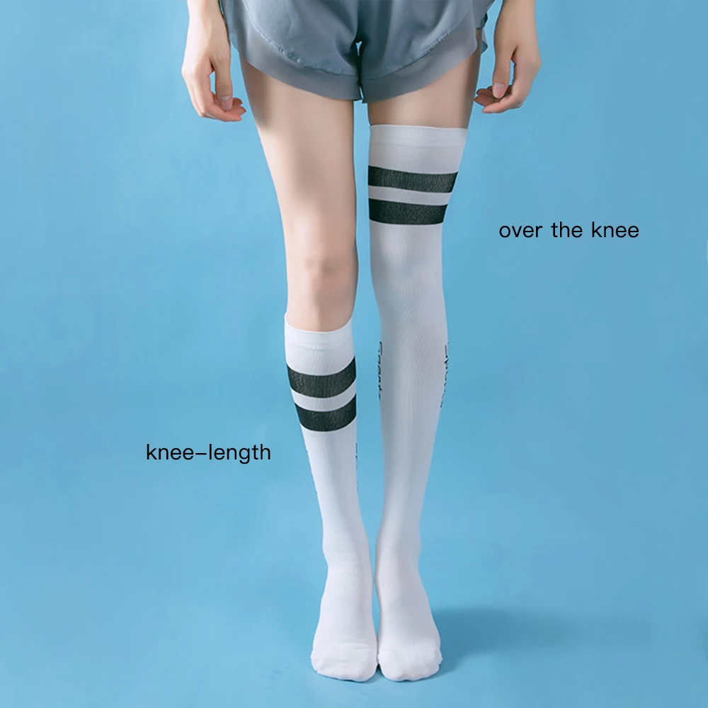 1 Palë Çorape Compression Breathable Sport Çorape Jo-shqip Futbollit Çorape Drejtimin Palestër të Mbrojtur Grua Çorape Shirit Stockings . ' - ' . 4