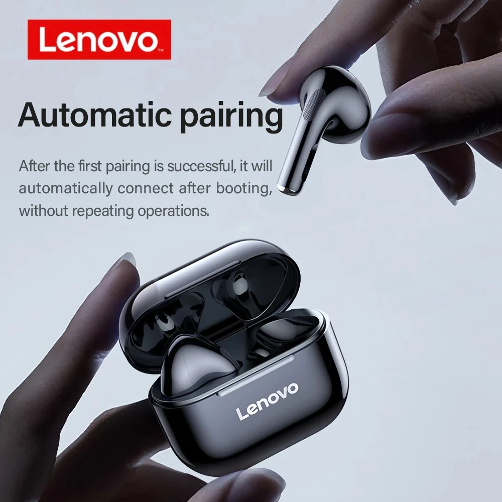 Lenovo LP40PRO/LP40 5pcs Celulare Earphone Bluetooth 5.0 Dyfishtë Stereo Zhurmë Uljen e Bas Kontakt të Kontrollit Gjatë Pritjes 230mA . ' - ' . 1