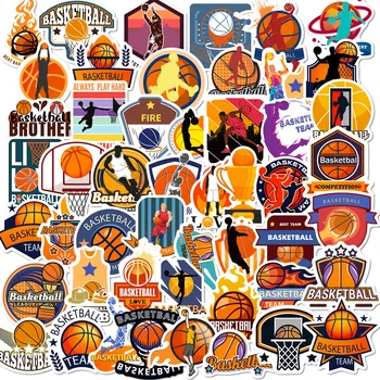 10/25/50pcs Basketboll Sporte Mbishkrime Stickers për DIY Skateboard Makinë Përkrenare Valixhe e Ujit të Shishes së Telefonit Laptop Kitarë