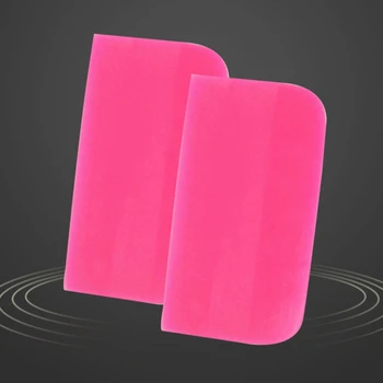 10*5.5 cm Rozë Scraper Gome e Butë Shtrydhësi Ngjyrë Mjet Gotë Ujë Wiper Makinë Styling Gjemb Pajisje Dritare Film Kartë Shtrydhësi